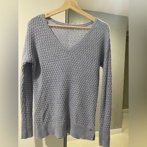 American eagle blue/lavender colored sweater. Long sleeves. V-neck. Size S/M.